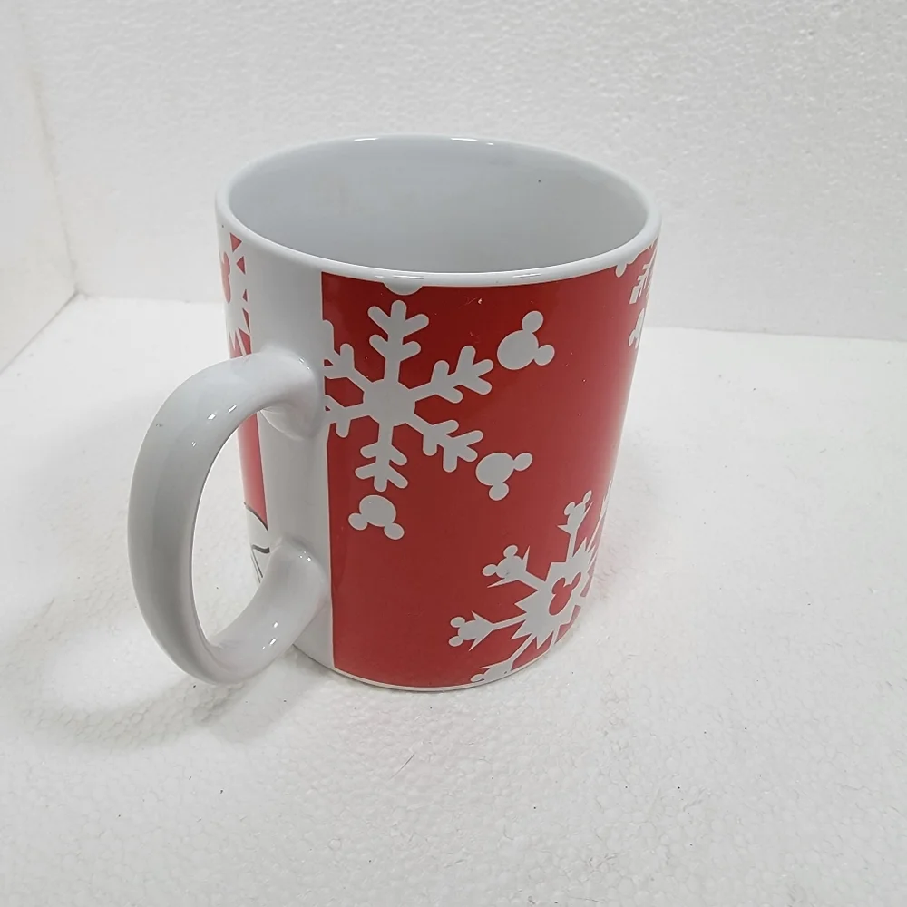Set of 2 Disney Galerie Huge Mickey & Minnie Mouse Christmas Coffee Mugs - Picture 6 of 16